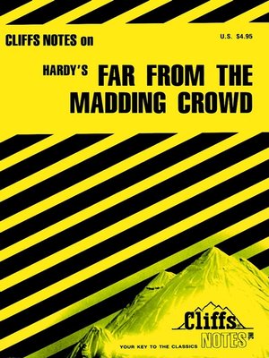 cover image of CliffsNotes on Hardy's Far From the Madding Crowd